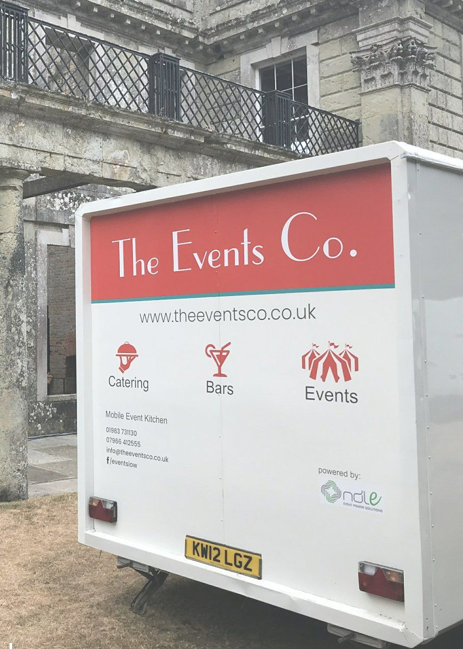 White trailer with