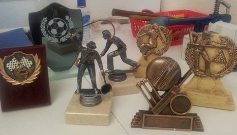 sports trophies