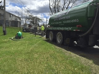 Cleaning the Septic Tank — Mount Nebo, WV — Triple T Septic Service LLC Cleaning the Septic Tank — Mount Nebo, WV — Triple T Septic Service LLC