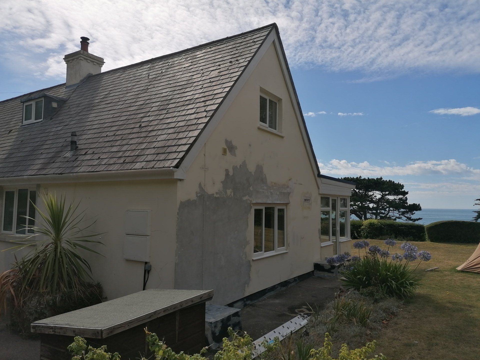 before exterior renovation
