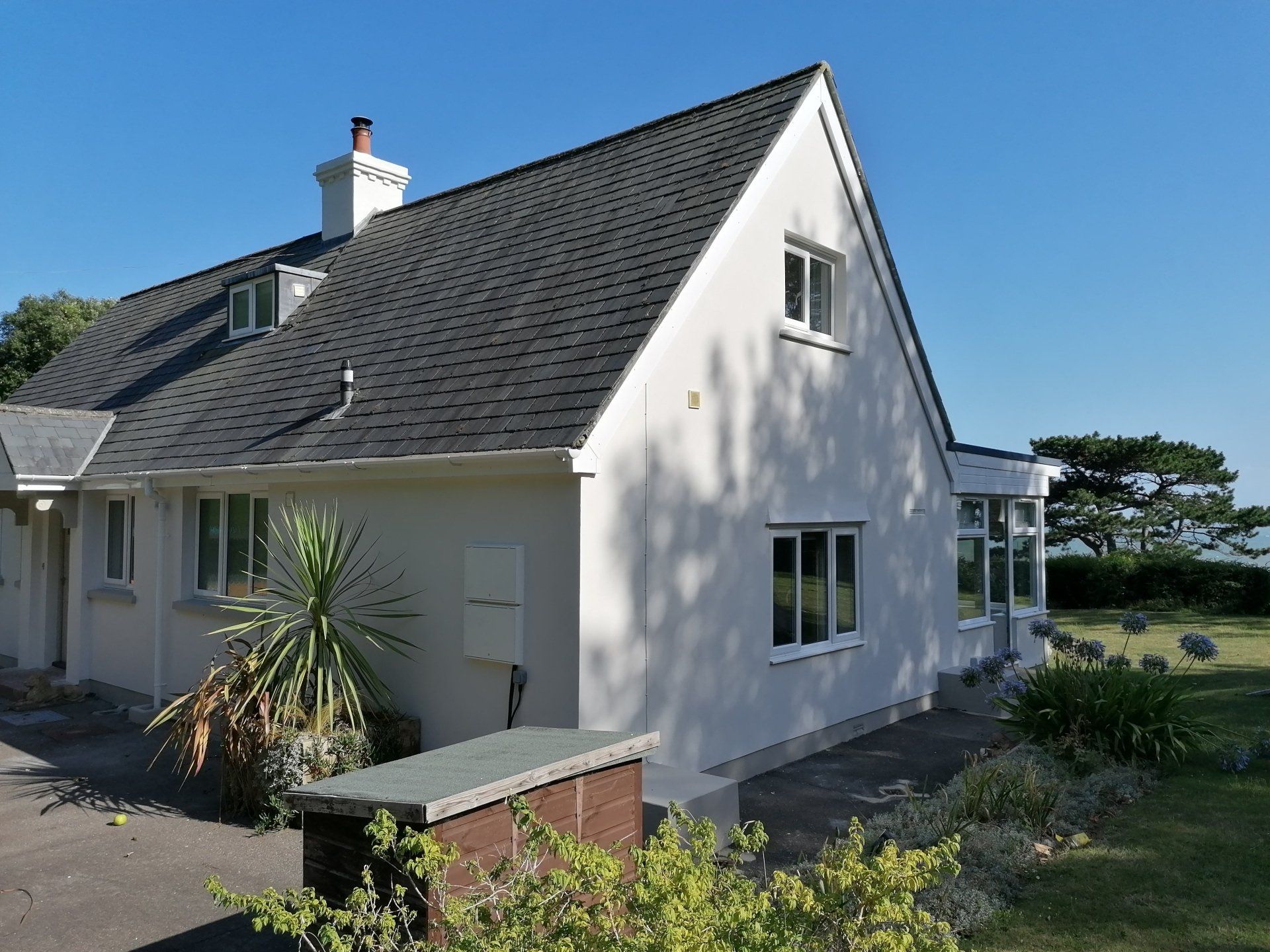 after exterior renovation