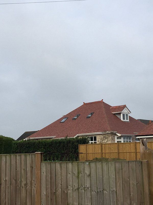 tile roofed home