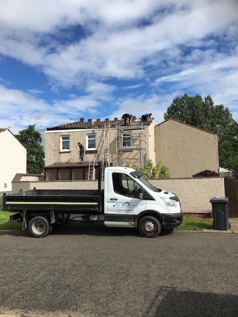 New roof fitted in Springside, Ayrshire