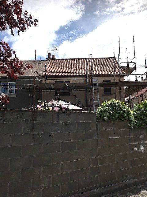 Work completed on a new roof in Troon