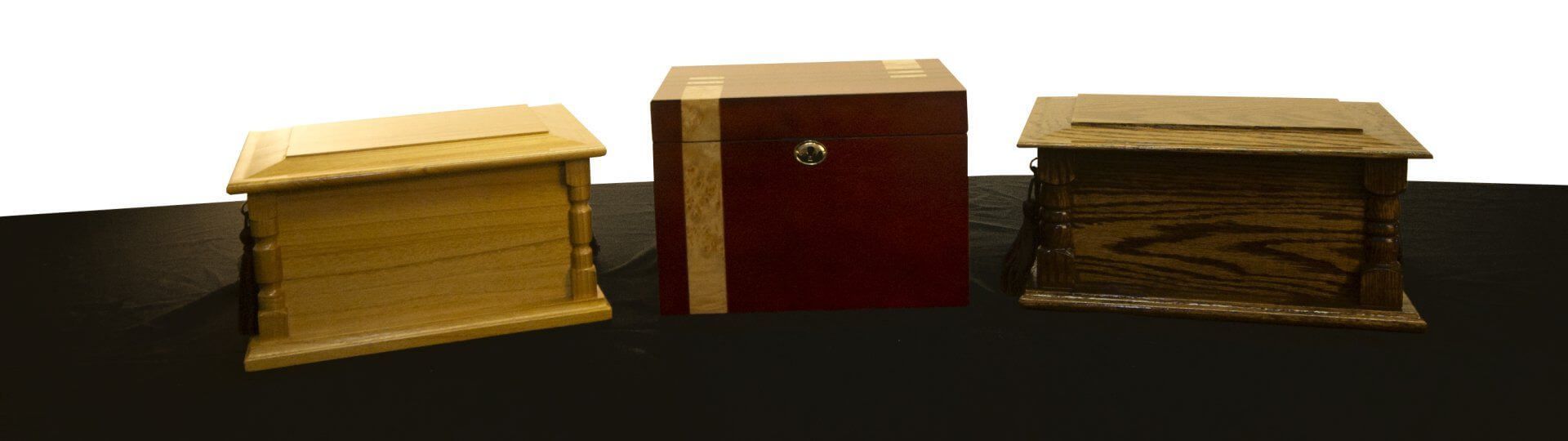 Memorial caskets for ashes