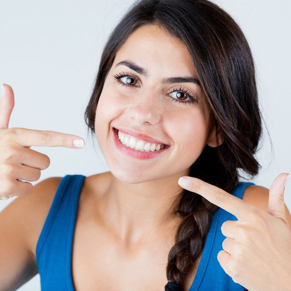 Woman With White Teeth — Kingston, NY — Joseph Diacovo, DMD Woman With White Teeth — Kingston, NY — Joseph Diacovo, DMD