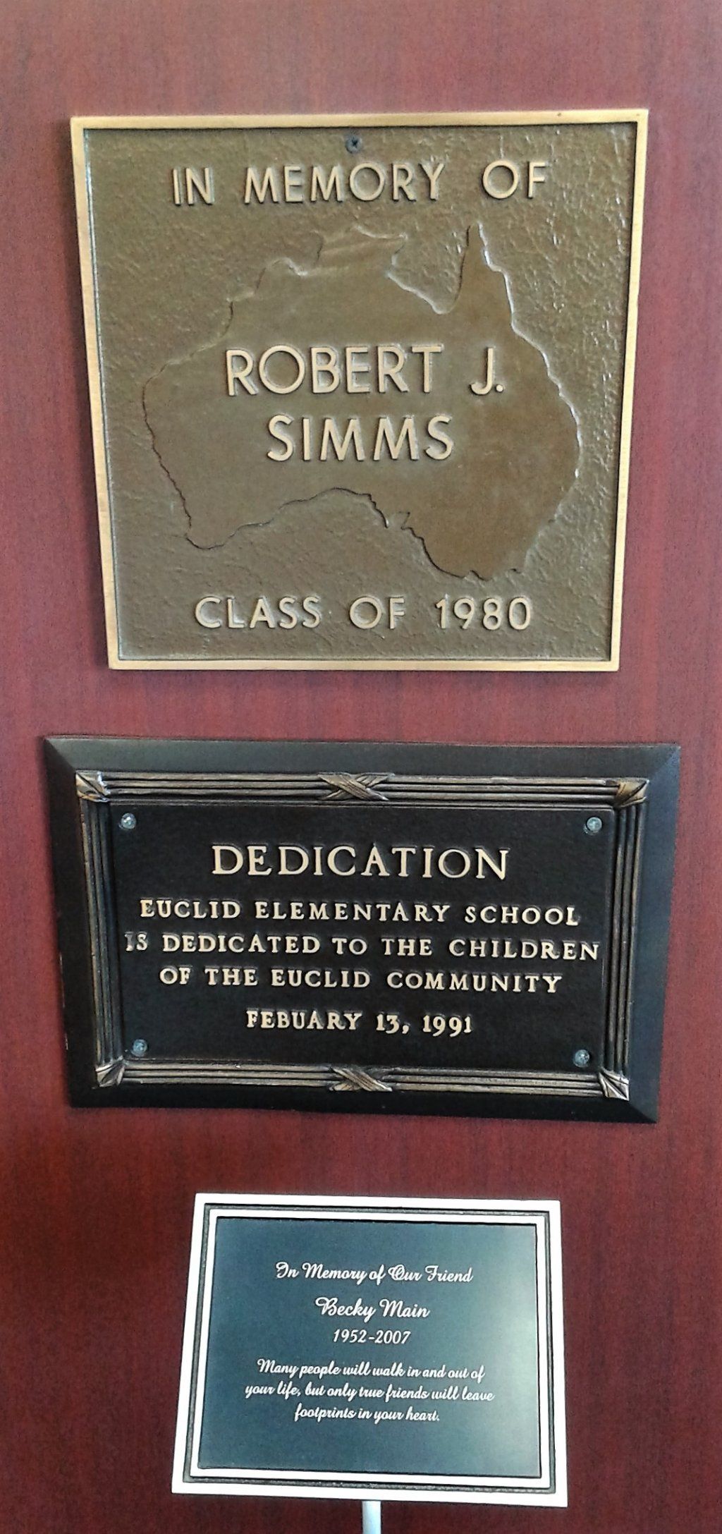 commemorative plaque