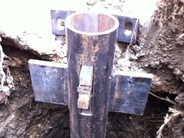 pier in ground - foundation repair and inspection in Garland, TX