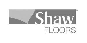 Shaw Floors logo with a gray rectangle and the text