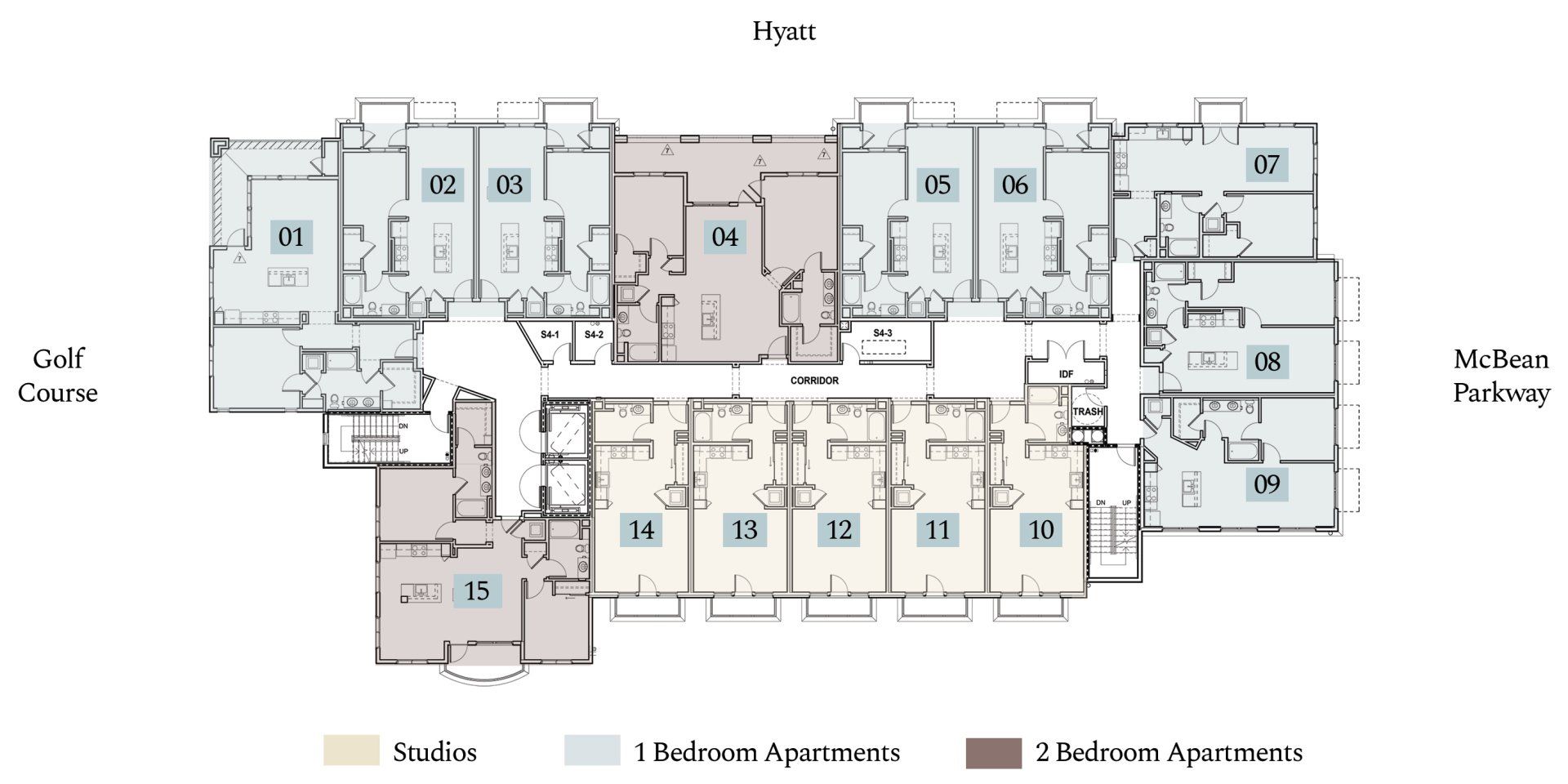 Floorplan of Entire Complex