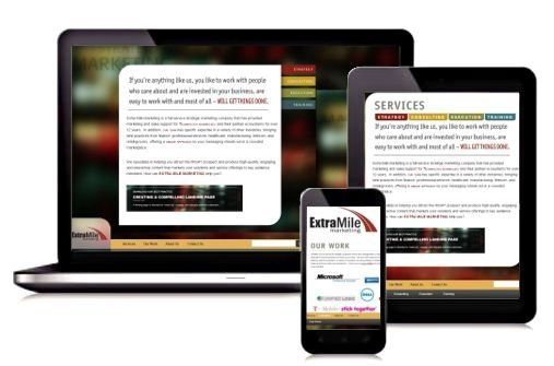 Extra Mile Marketing Web Design