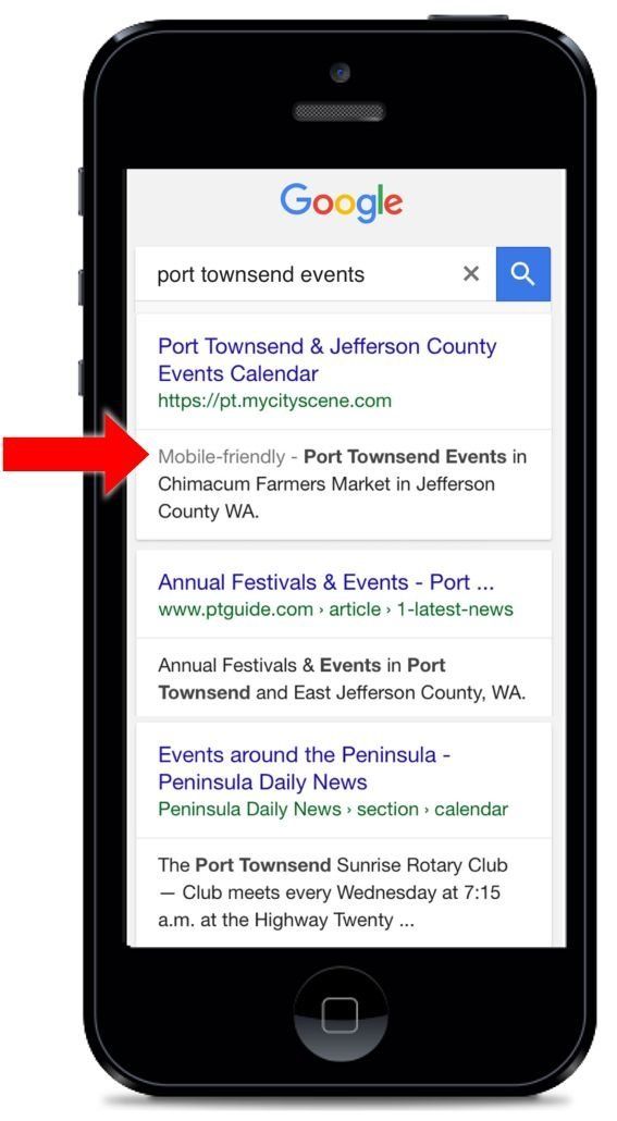 You may have noticed that when doing a search on your mobile phone some results say