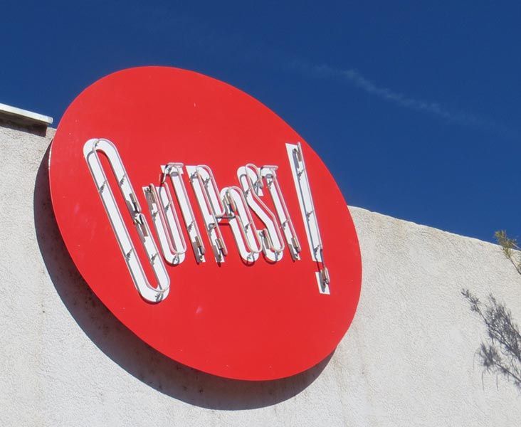Outpost sign - LED signs in Albuquerque, NM Outpost sign - LED signs in Albuquerque, NM