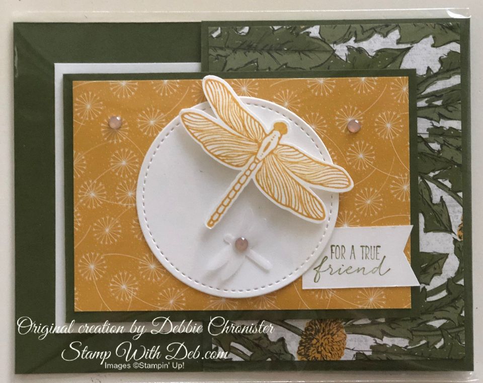 Dragonfly Garden Fancy Fold