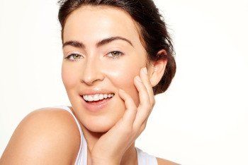 Woman smiling