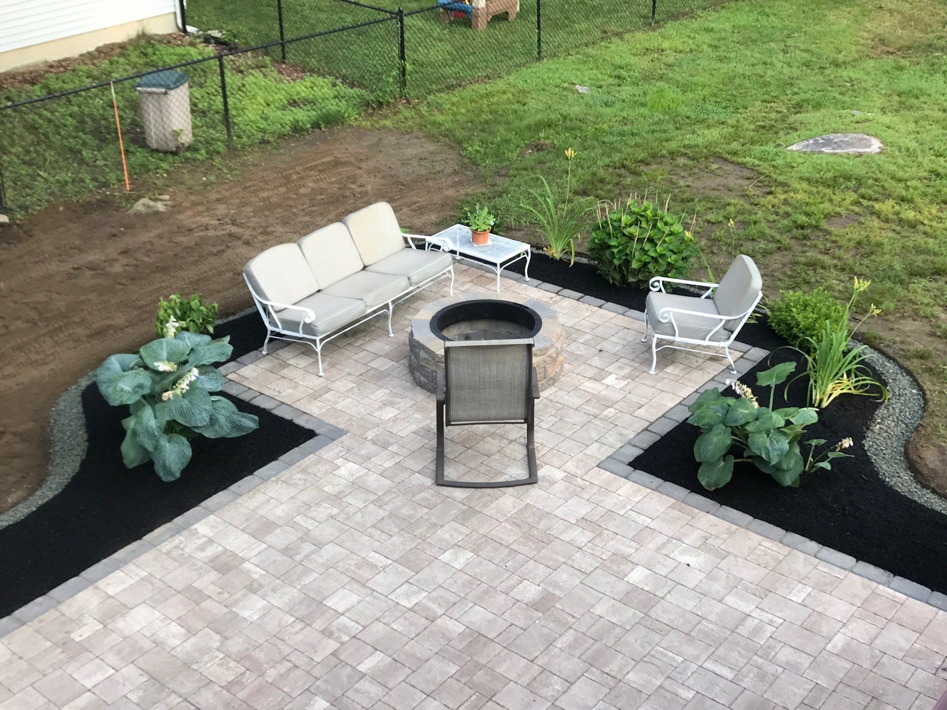 stone patio