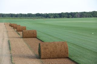 Laying Sod - Sod Farming in Calverton, NY