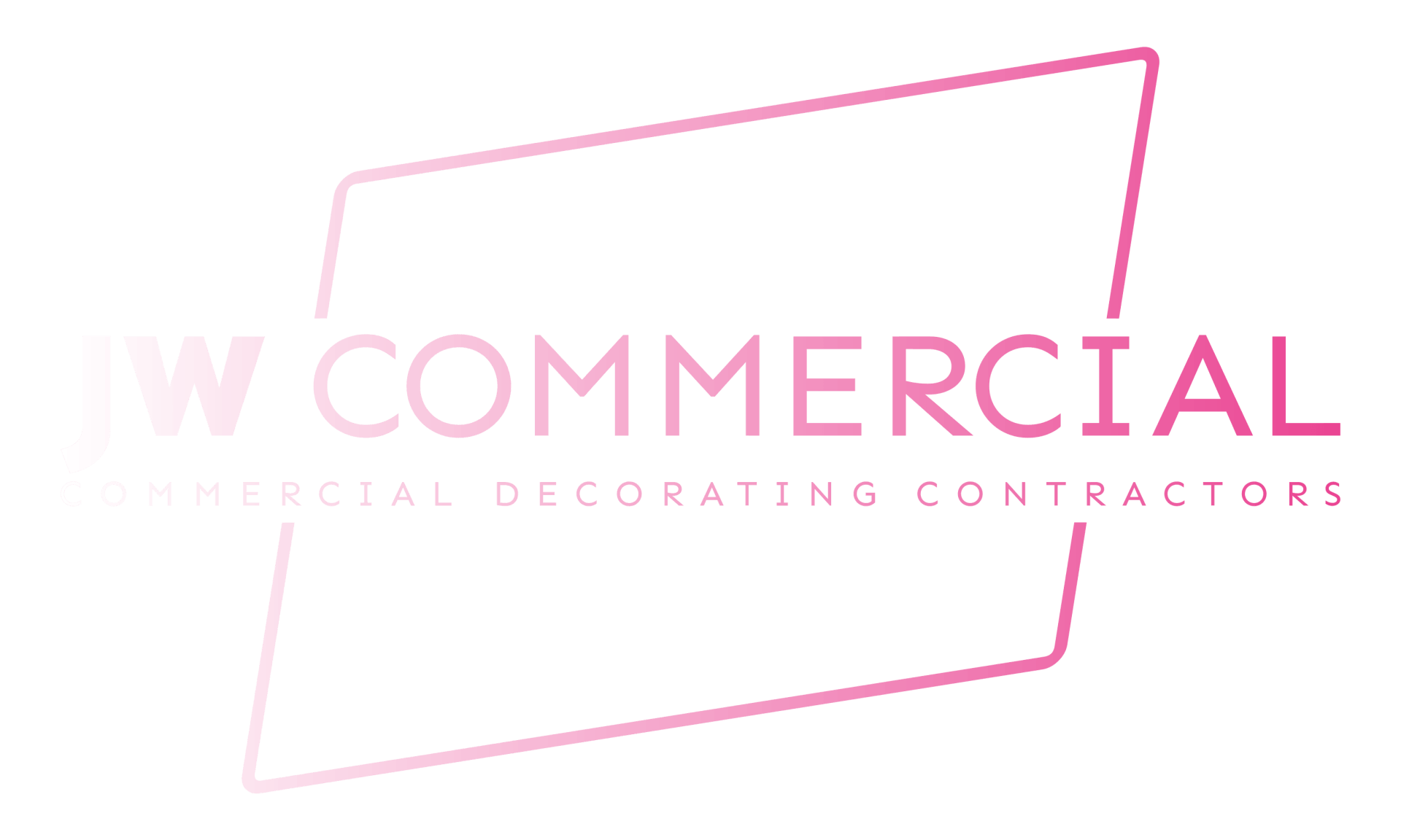 JW Commercial logo: White text 
