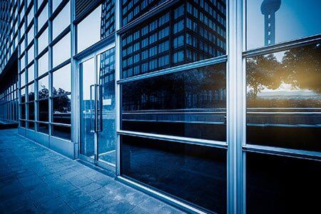 Partition Glass — Corporate Building in Lodi, CA