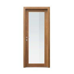 porta in legno e vetro