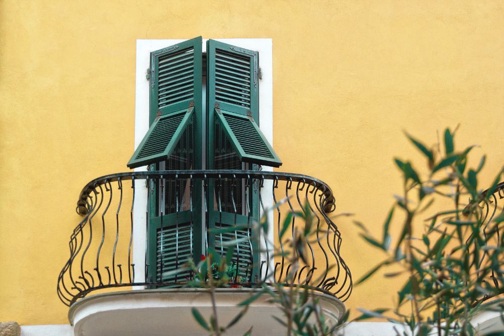 Persiane e balcone