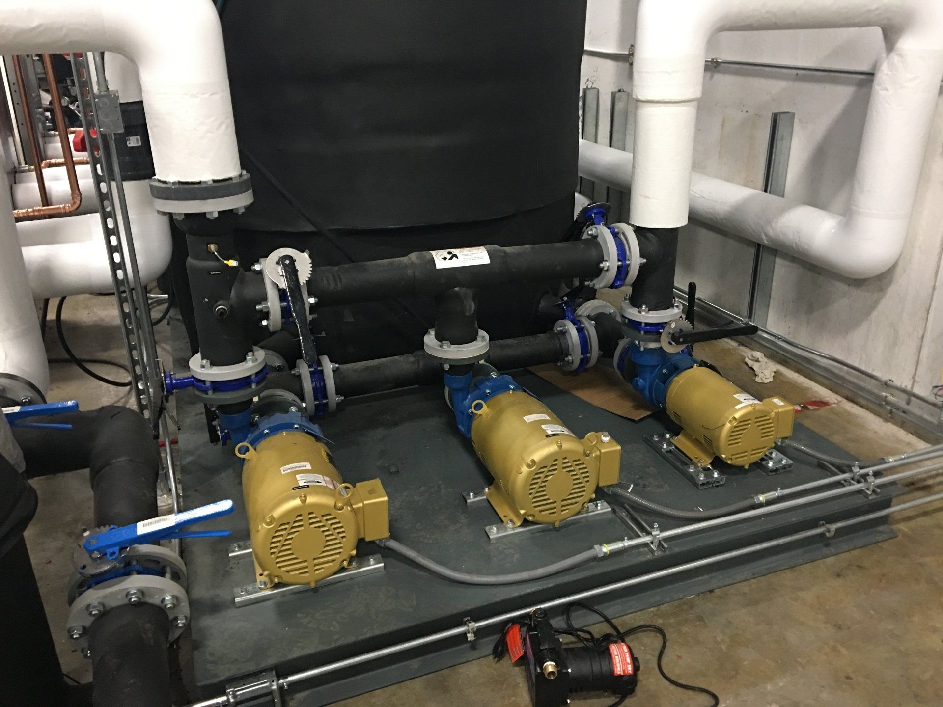 Chilled Water Pump Tank Deck