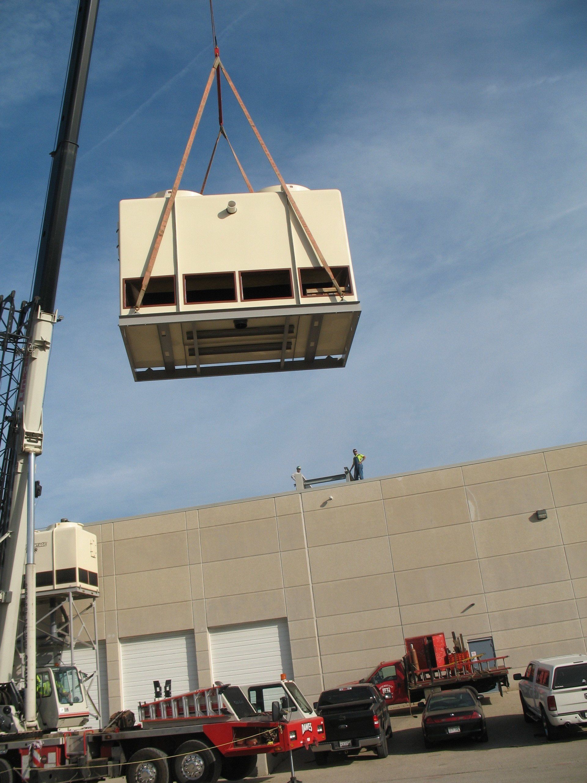 Cooling tower Crane Lift