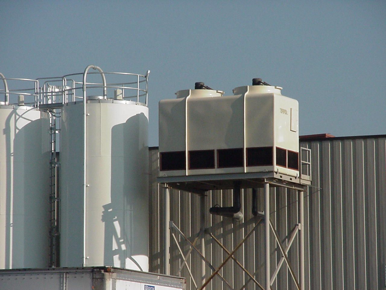 Cooling Tower and Material Silo Installation