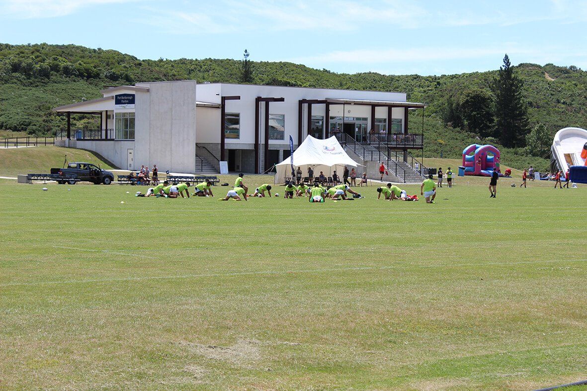 Port Marlborough Pavilion in Picton, Marlborough, NZ