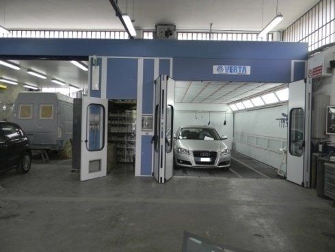 area interna della carrozzeria