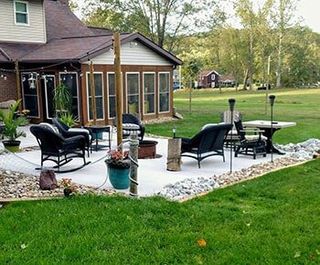 Concrete Flooring Patio — Residential Concrete in New Philadelphia, OH