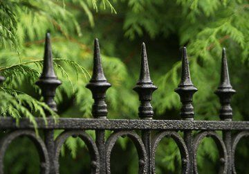 Wrought iron railings