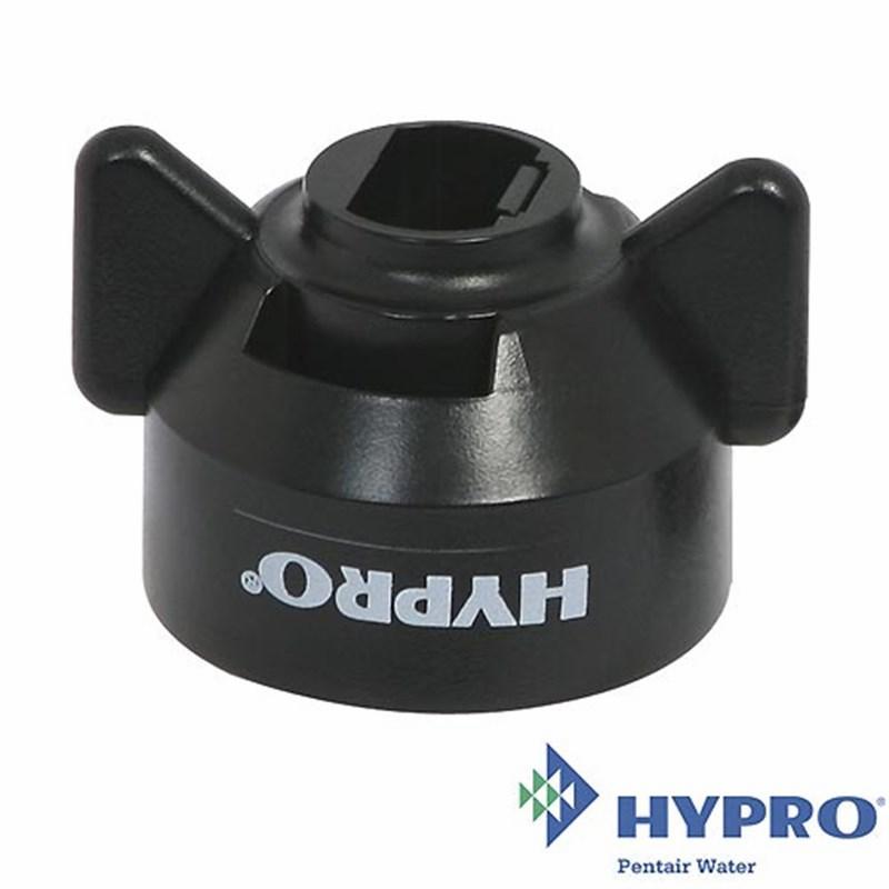 a black item that says hypo pentair water on it
