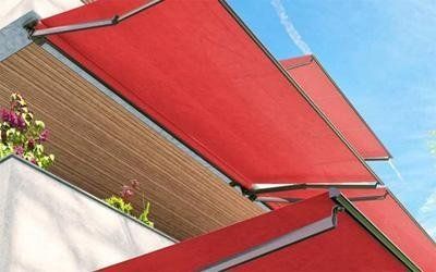 tende da sole rosse