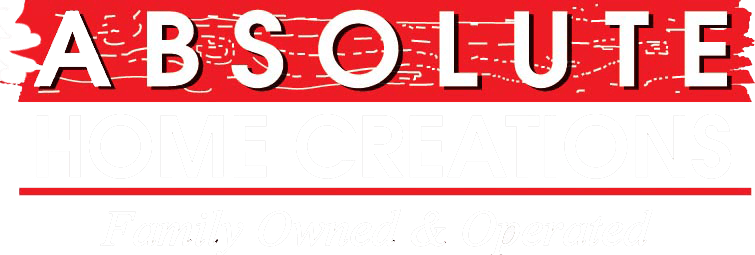 The word absolute is written in white on a red background.