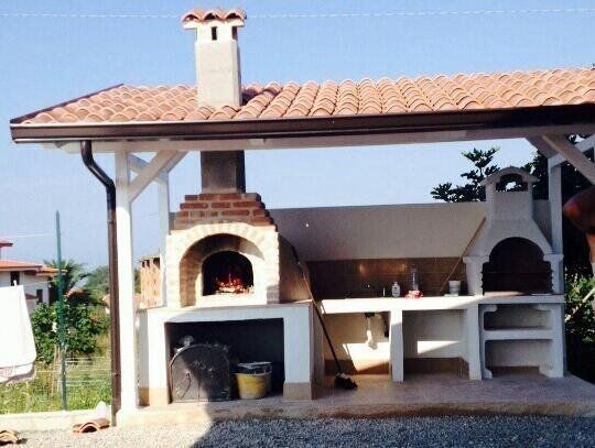 Forno con camino