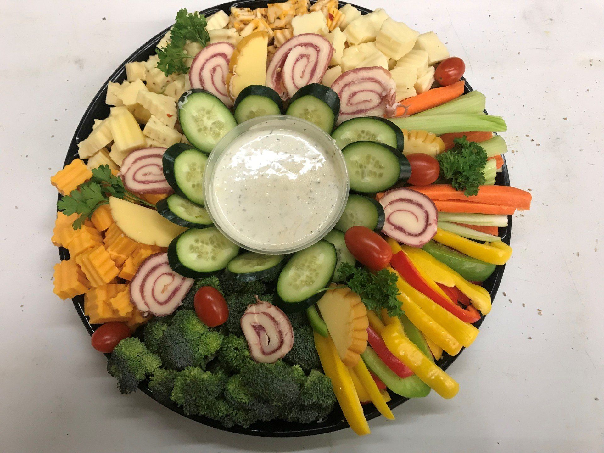 salad with veggies