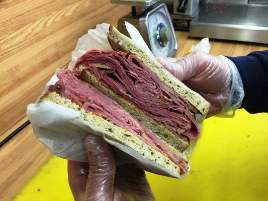 hearty sandwich