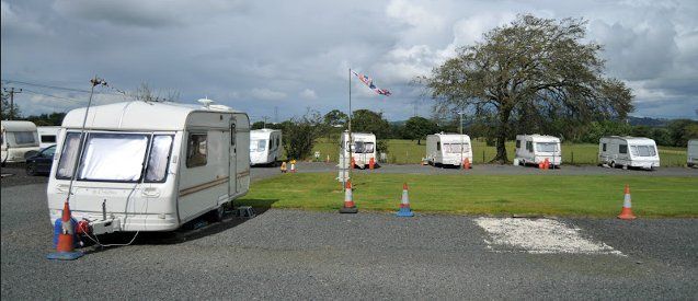 caravan parked