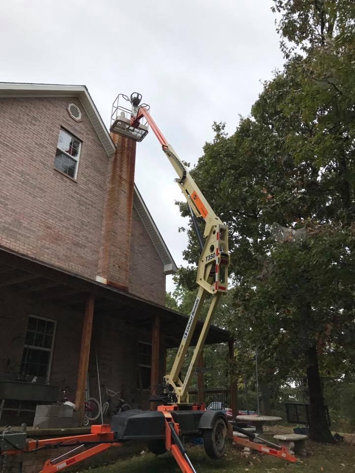 custom built chimney