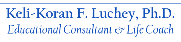 A logo for keli-koran f. luchey ph.d. educational consultant & life coach