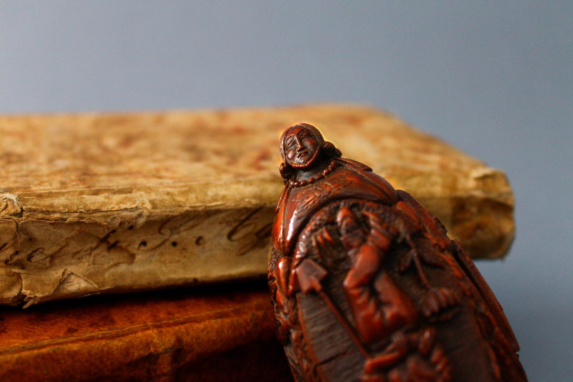 Tabacchiera in legno