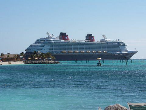 European Vacations — The Disney Dream Docked At Castaway Cay in Greenville, TX