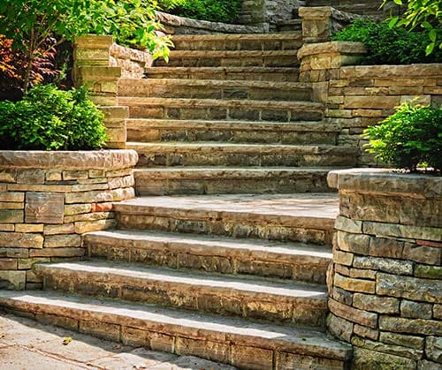 Building Veneers — Natural Stones in Stair in Mitchell, IN Building Veneers — Natural Stones in Stair in Mitchell, IN