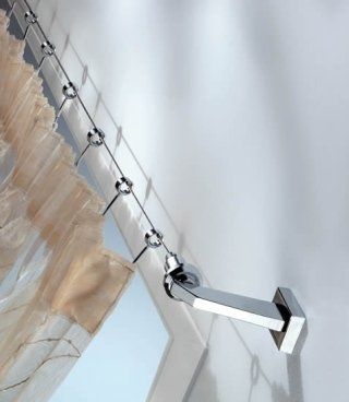Supporto per tenda in acciaio
