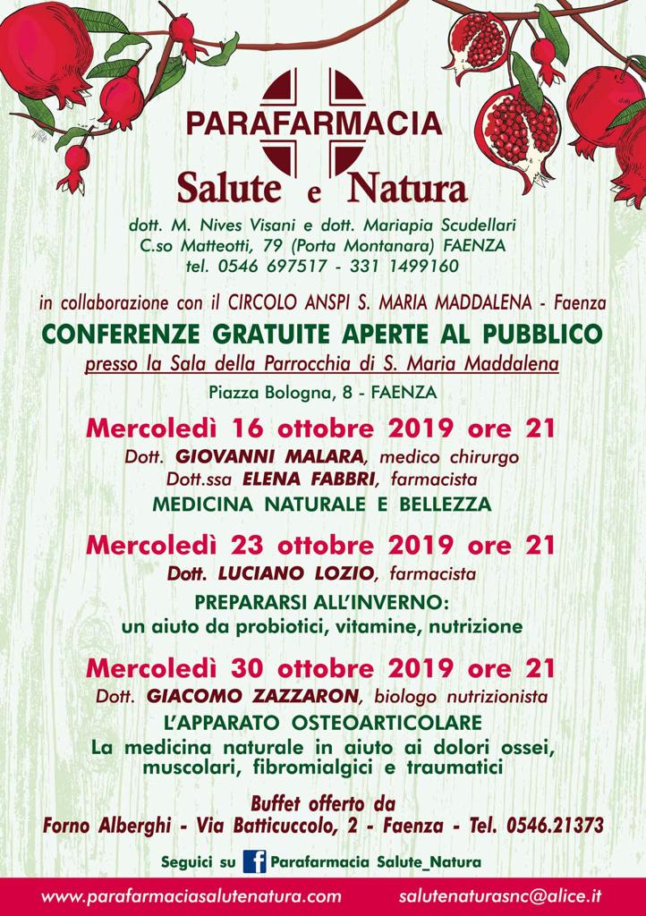 conferenze gratuite ottobre