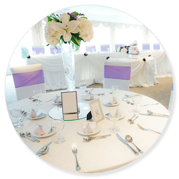 Wedding Reception Hall Table Setting - Event Planning in Tucson, AZ Wedding Reception Hall Table Setting - Event Planning in Tucson, AZ