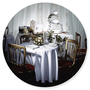 Tables laid for a wedding reception - Event Planning in Tucson, AZ Tables laid for a wedding reception - Event Planning in Tucson, AZ