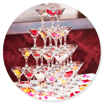 Champagne tower - Event Planning in Tucson, AZ Champagne tower - Event Planning in Tucson, AZ