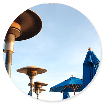 Heaters and umbrellas - Event Planning in Tucson, AZ Heaters and umbrellas - Event Planning in Tucson, AZ